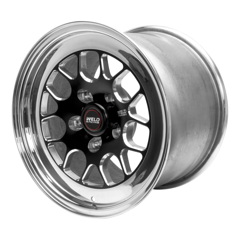 Weld S77 15x6 / 5x4.5 BP / 3.5in. BS Black Wheel (Medium Pad) - Non-Beadlock - DTX Performance