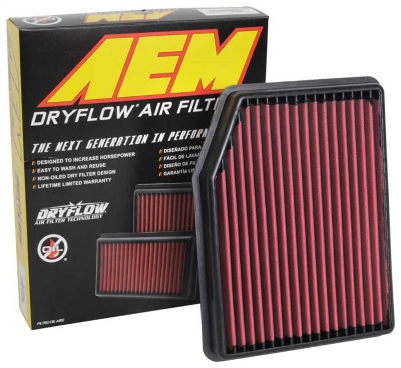 AEM 2019 Chevrolet Silverado 1500 V8-5.3L F/I DryFlow Air Filter - DTX Performance