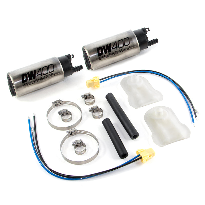 DeatschWerks 415LPH DW400 In-Tank Fuel Pump w/ 9-1049 Install Kit 99-04 Ford 150 Lightning - DTX Performance