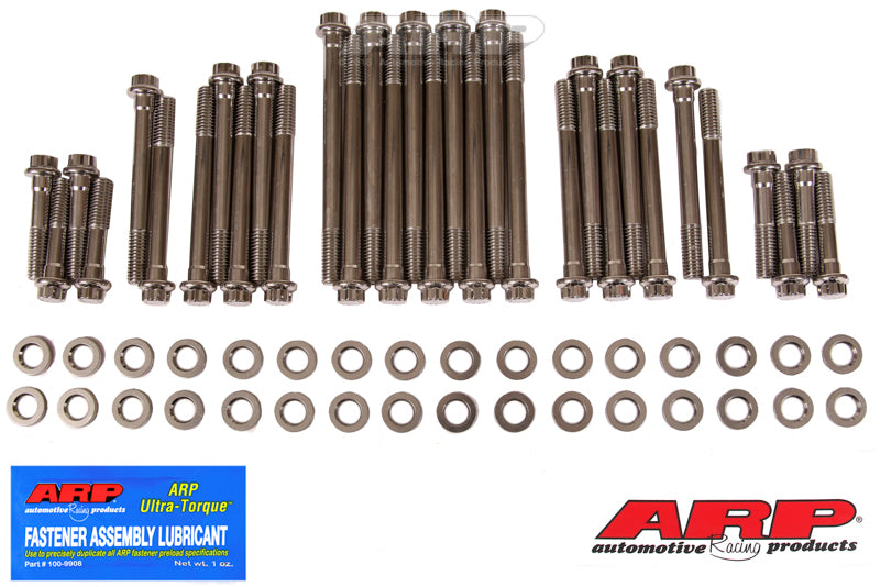 ARP Big Block Chevy With Brodix Aluminum Heads 12pt Head Bolt Kit - Stainless Steel - DTX Performance