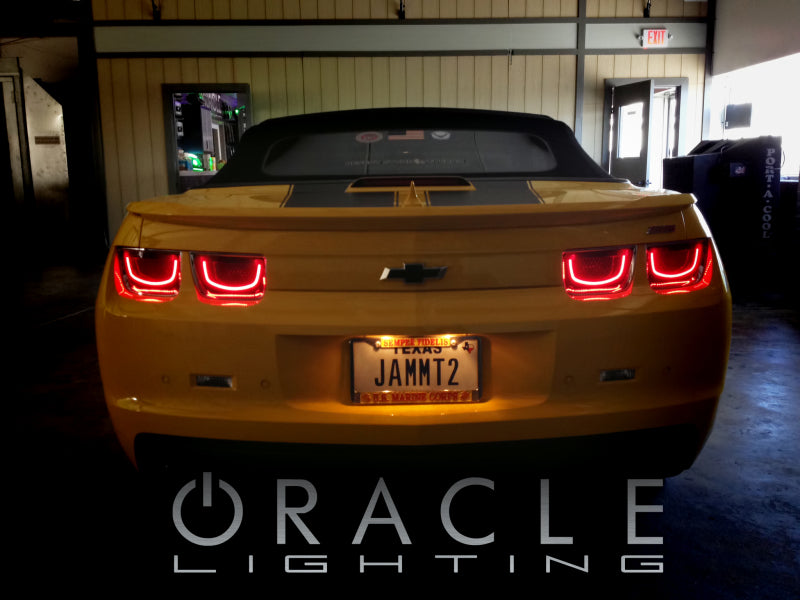 Oracle Chevy Camaro 10-13 Afterburner 2.0 Tail Light Halo Kit - Red - DTX Performance