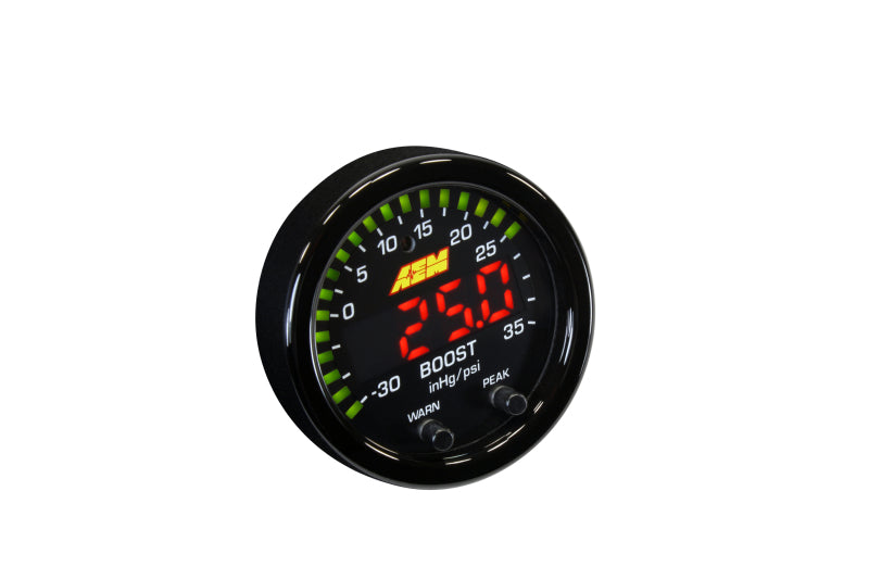 AEM X-Series Boost Pressure -30inHg 35psi Gauge - DTX Performance