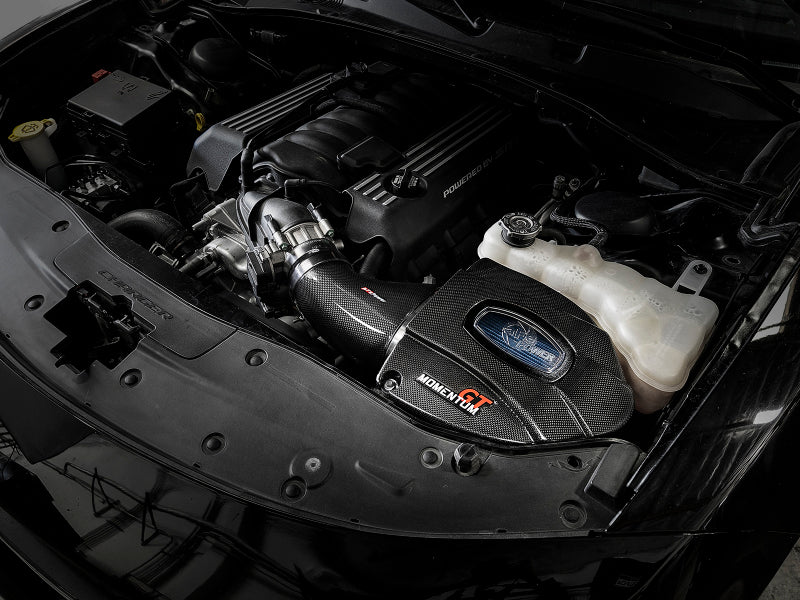 aFe Momentum Black Series Carbon Fiber Pro 5R Air Intake System 11-19 Dodge Charger SRT8 6.4L - DTX Performance