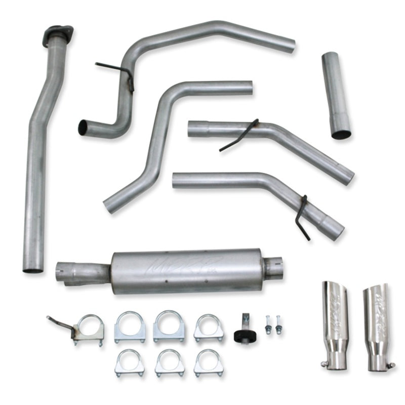 MBRP 11-12 Ford F-150 V6 Ecoboost Alum 2.5in Cat Back Dual Rear Exit Exhaust System - DTX Performance