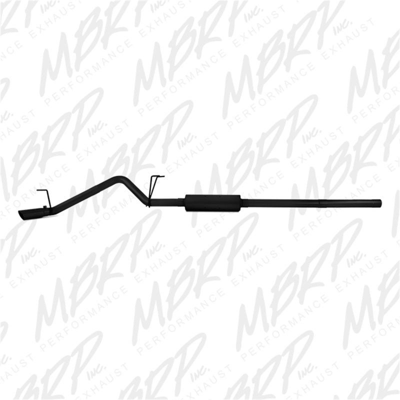 MBRP 09-14 Dodge Ram 1500 5.7L Cat-Back Single Side AL - Black - DTX Performance