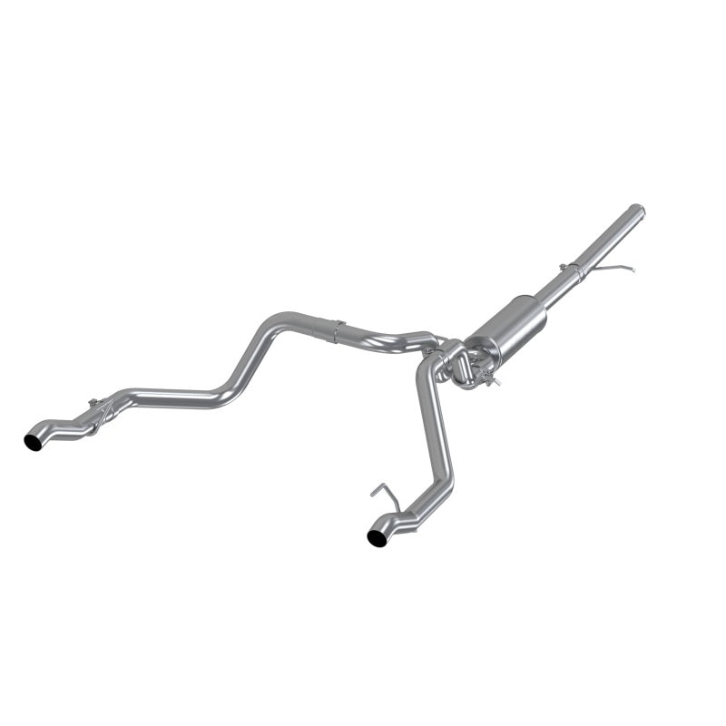 MBRP 2019 Chevrolet Silverado 1500 4.3L/5.3L 2.5in Cat Back Dual Rear Exit - Aluminized - DTX Performance