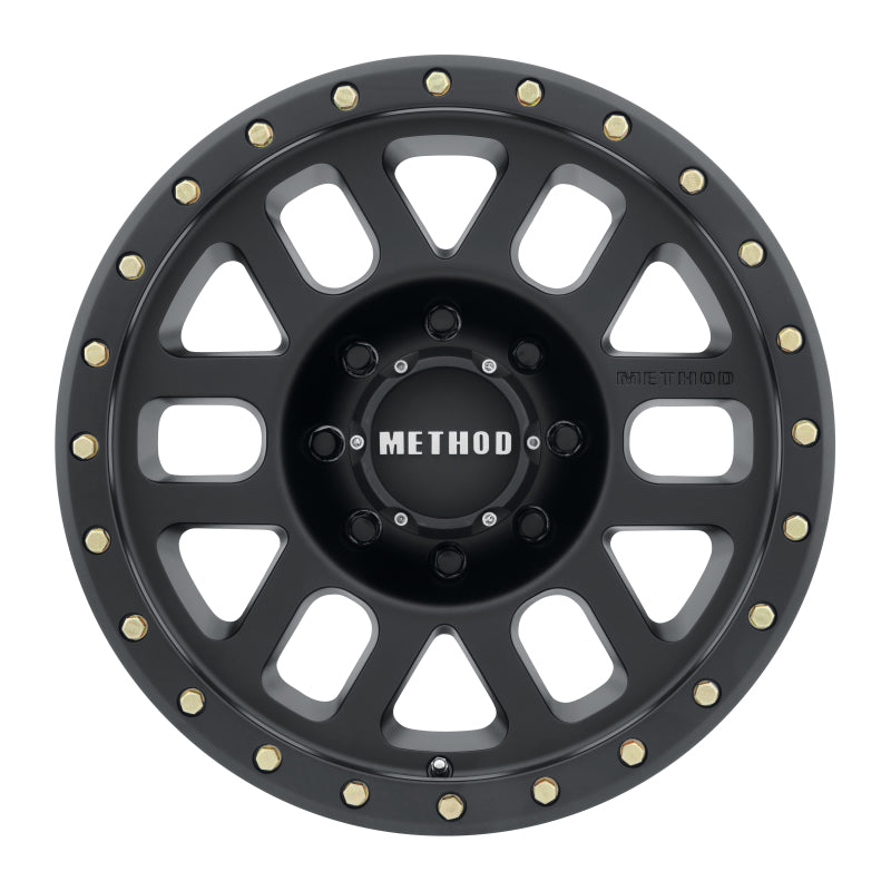 Method MR309 Grid 18x9 0mm Offset 8x180 130.81mm CB Matte Black Wheel - DTX Performance