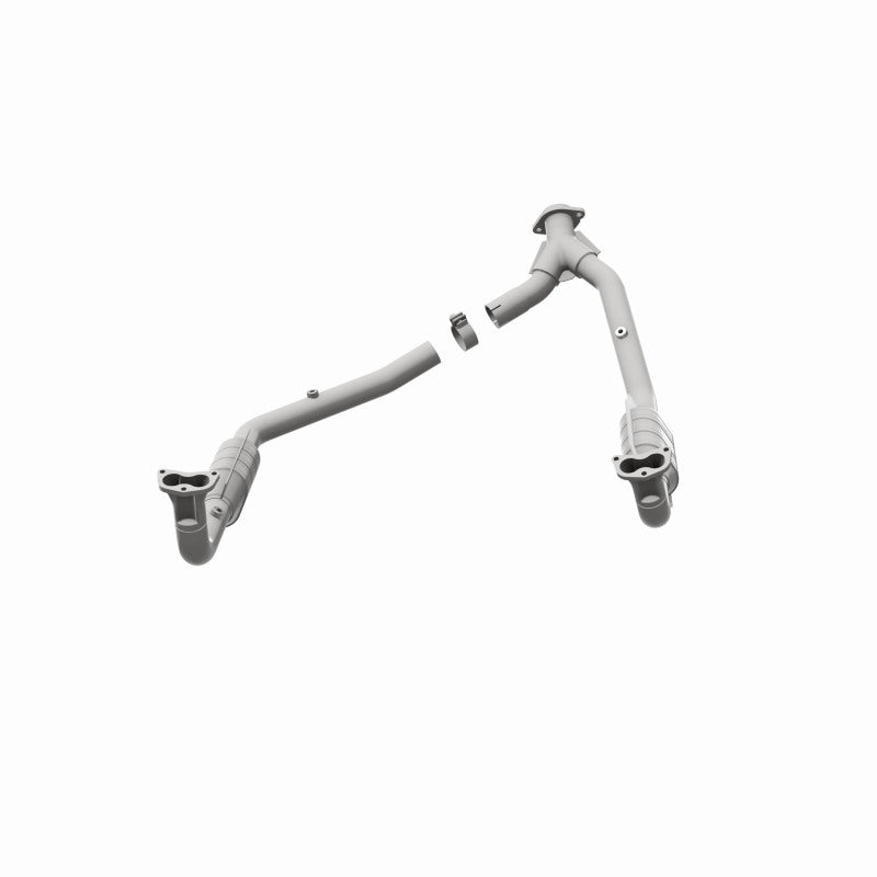 MagnaFlow Conv DF 97 Land Rover Defender 90 4.0L Y-Pipe Assy / 96-99 Discovery 4.0L Y-Pipe Assy - DTX Performance