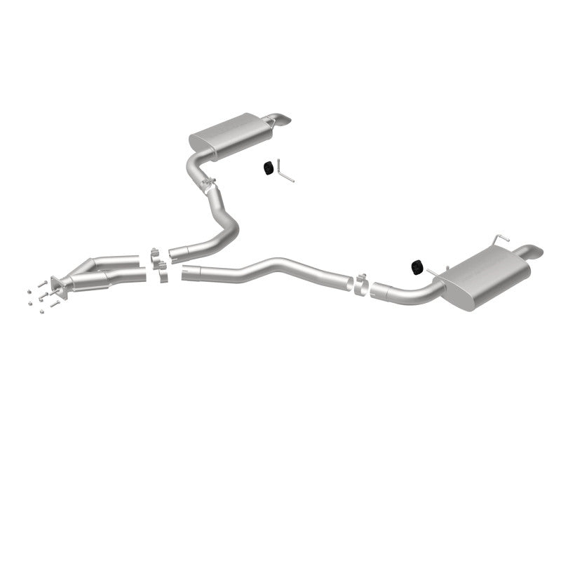 MagnaFlow 75-79 Chevy Corvette V8 5.7L Dual Split Rear Exit Stainless Cat-Back Perf Exhaust - DTX Performance