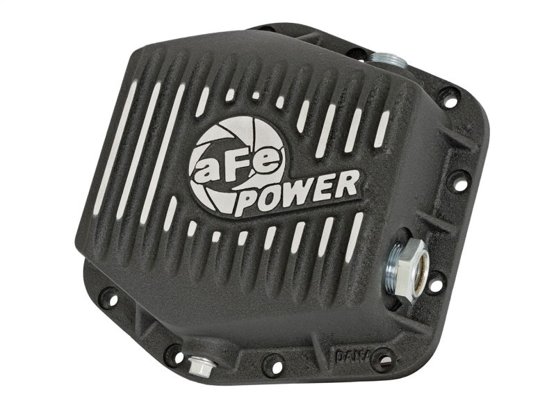 aFe Power Rear Differential Cover (Machined Black) 15-17 GM Colorado/Canyon 12 Bolt Axles - DTX Performance