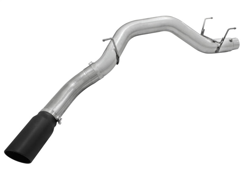 aFe Atlas 5in DPF-Back Aluminized Steel Exh Dodge RAM Diesel 13-14 L6-6.7L Mega Cab w/ Black Tip - DTX Performance