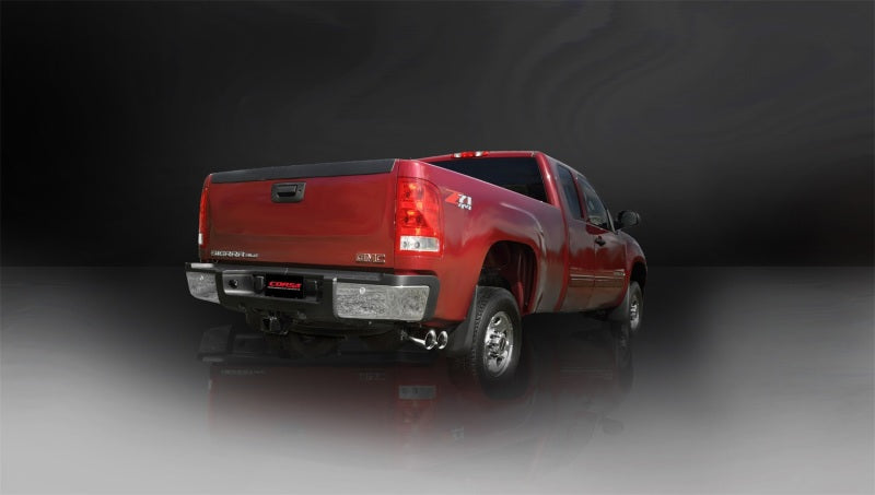 Corsa 11-12 Chevrolet Silverado Ext. Cab/Std. Bed 2500 6.0L V8 Polished Sport Cat-Back Exhaust - DTX Performance