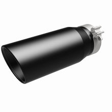 Load image into Gallery viewer, MagnaFlow Tip Stainless Black Coated Single Double Round Single Outlet 5in Dia 4in Inlet 13in L - DTX Performance