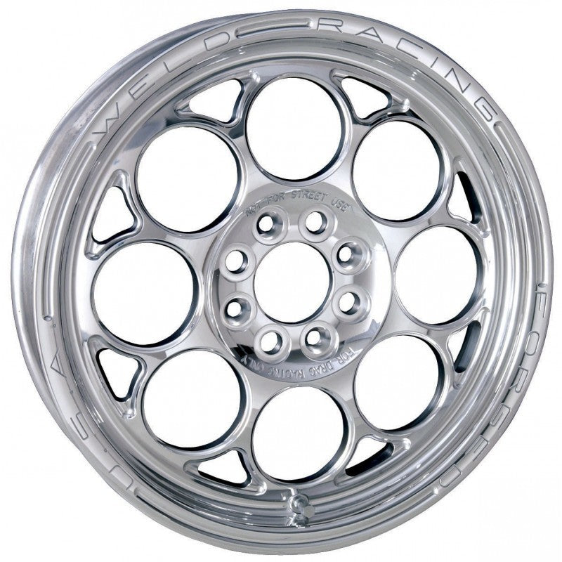 Weld Magnum Import 3-Piece 13x10 / 4x100mm BP / 5in. BS Polished Wheel - Polish Single Beadlock MT - DTX Performance