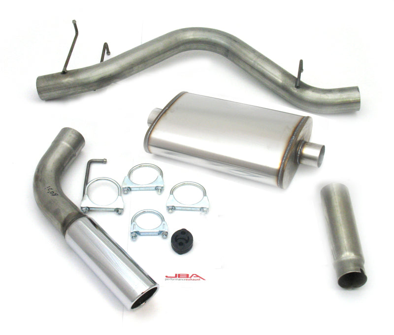 JBA 98-01 Ram 1500/2500 3.9L/5.2L/5.9L 409SS Pass Side Single Exit Cat-Back Exhaust - DTX Performance