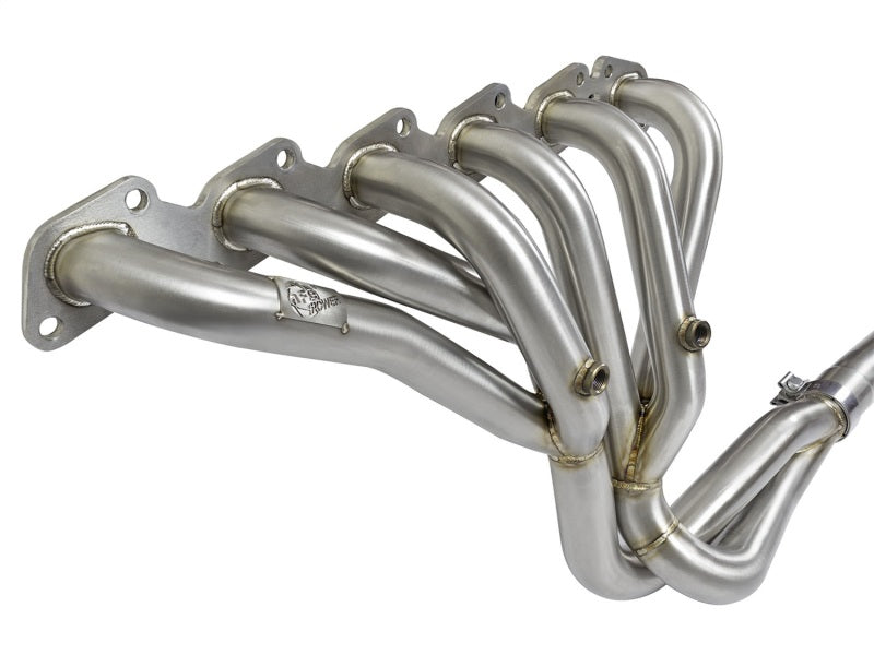 aFe Power Twisted Steel Long Tube Header & Connection Pipes (Street Series) 01-16 Nissan Patrol - DTX Performance