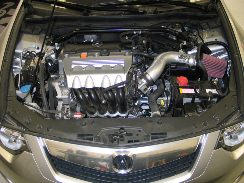 K&N 09 Acura TSX 2.4L Silver Typhoon Intake - DTX Performance