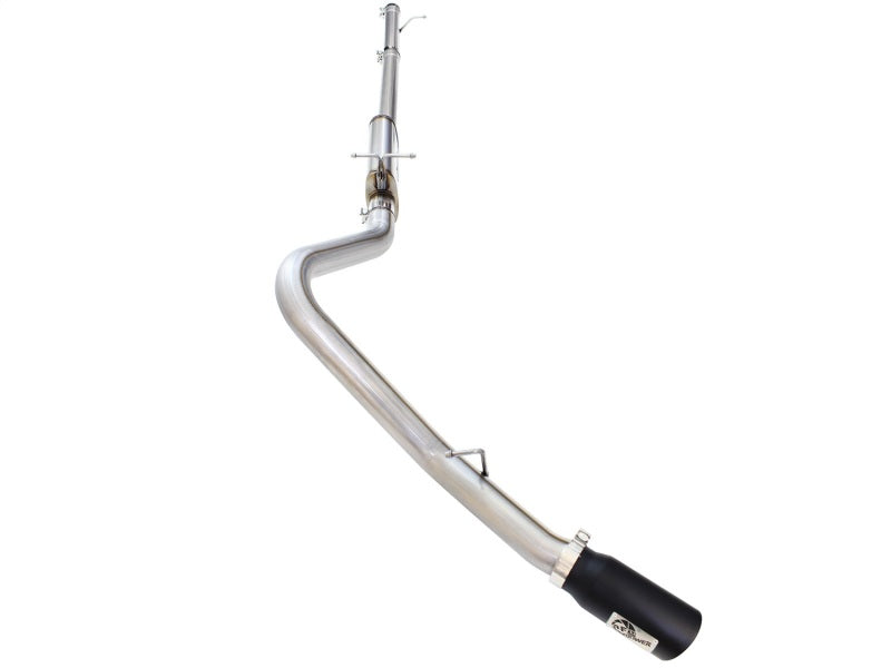 aFe MACHForce XP Exhaust 3in-3.5in SS Single Side Ext CB w/ Black Tip 99-04 Ford F150 V8 5.4L/6.8L - DTX Performance