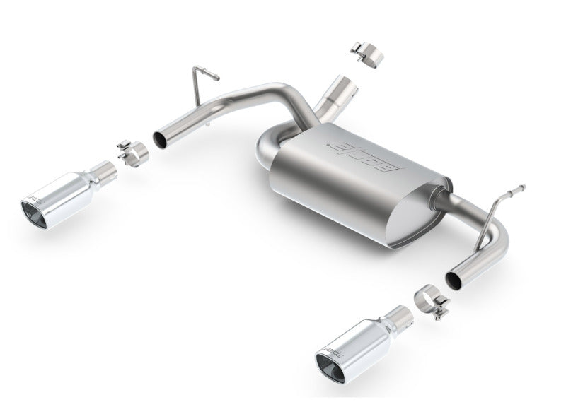 Borla 12-16 Jeep Wrangler 3.6L AT/MT 4WD Single Split Rr Exit Touring Exhaust (rear section only) - DTX Performance