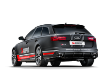 Load image into Gallery viewer, Akrapovic 14-17 Audi RS6 Avant (C7) Evolution Line Cat Back (Titanium) w/ Carbon Tips - DTX Performance