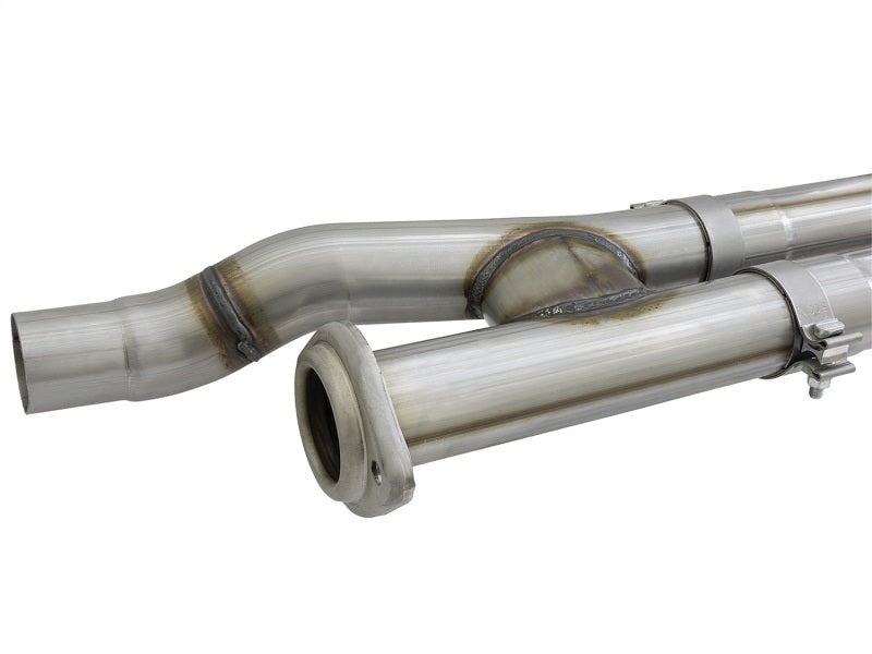 aFe POWER Rebel Series 3in 409 SS Cat Back Exhaust w/ Polished Tips 17 Ford F-150 Raptor V6-3.5L - DTX Performance