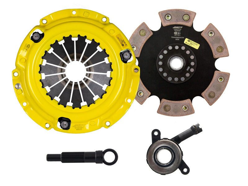 ACT 08-17 Mitsubishi Lancer GT / GTS HD/Race Rigid 6 Pad Clutch Kit - DTX Performance