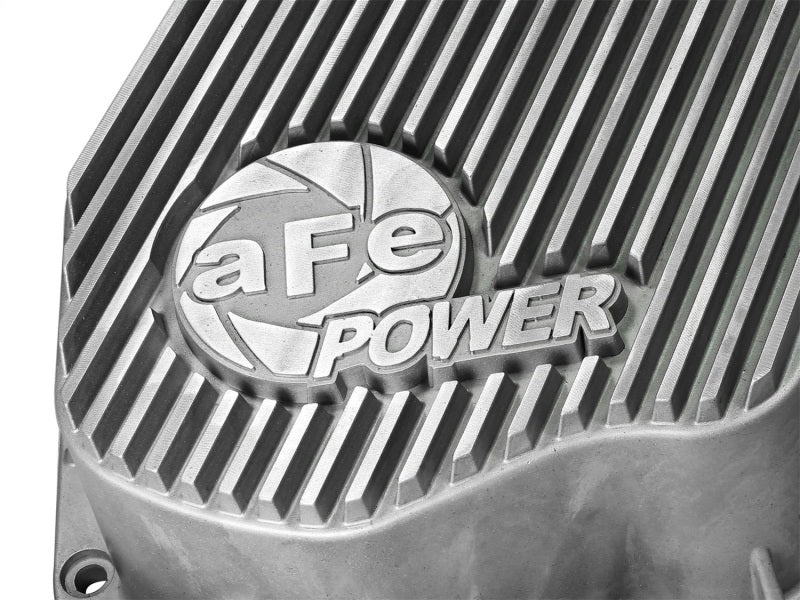 afe Rear Differential Cover (Raw; Street Series); Dodge Diesel Trucks 94-02 L6-5.9L (td) - DTX Performance