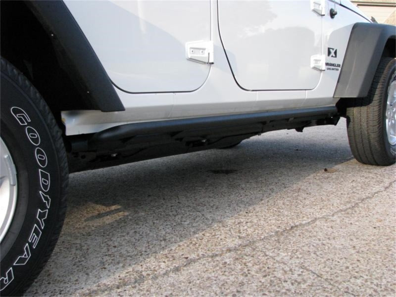 N-Fab RKR Rails 07-17 Jeep Wrangler JK 4 Door All - Tex. Black - 1.75in - DTX Performance