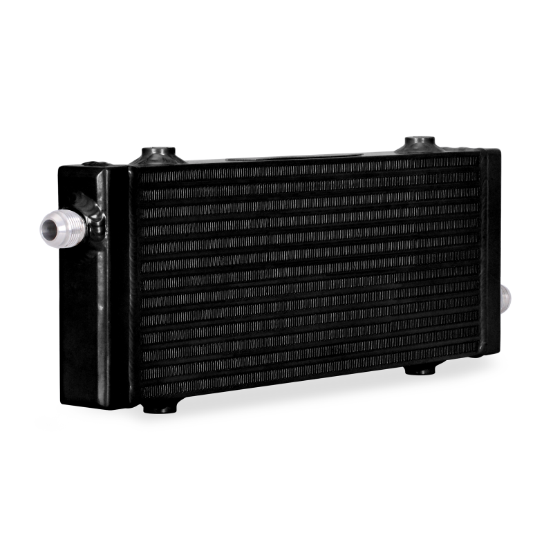 Mishimoto Universal Medium Bar and Plate Cross Flow Black Oil Cooler - DTX Performance