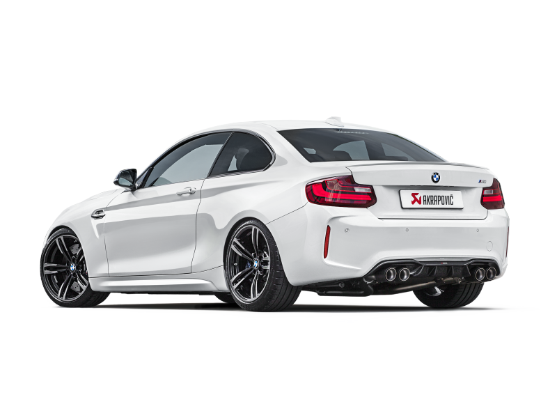 Akrapovic 16-17 BMW M2 F87 (Excl M2 Competition) Evolution Line Cat Back (Titanium) w/Carbon Tips - DTX Performance