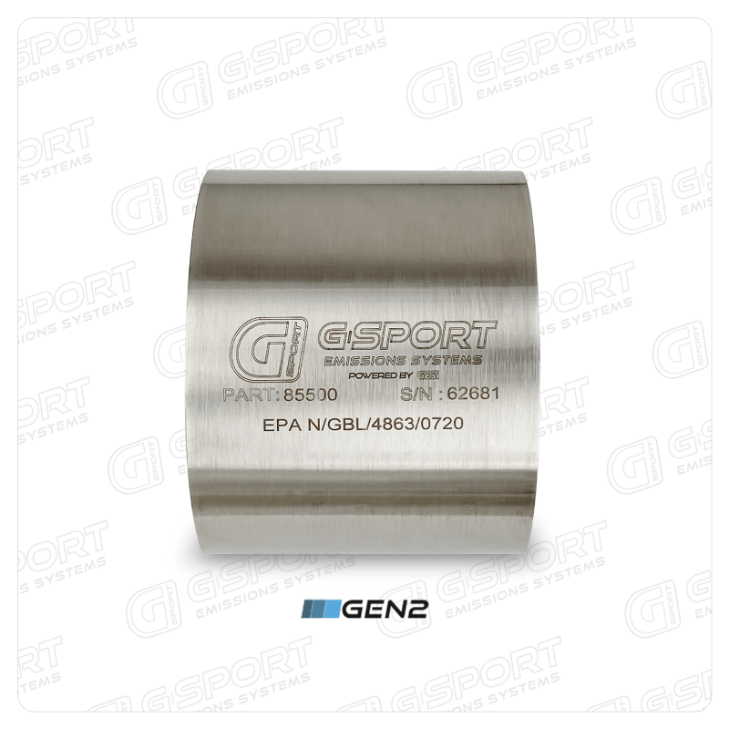 GESI G-Sport 400 CPSI GEN2 EPA Compliant 5in x 4in Substrate Only Up to 1,000HP - DTX Performance