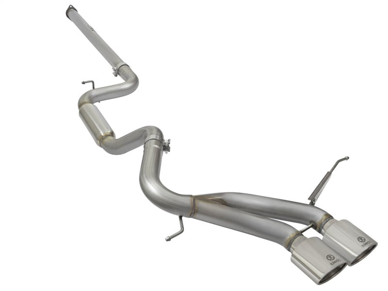 aFe POWER Takeda 3in 304 SS Cat-Back Exhaust w/ Polished Tips 13-17 Ford Focus ST L4-2.0L (t) - DTX Performance