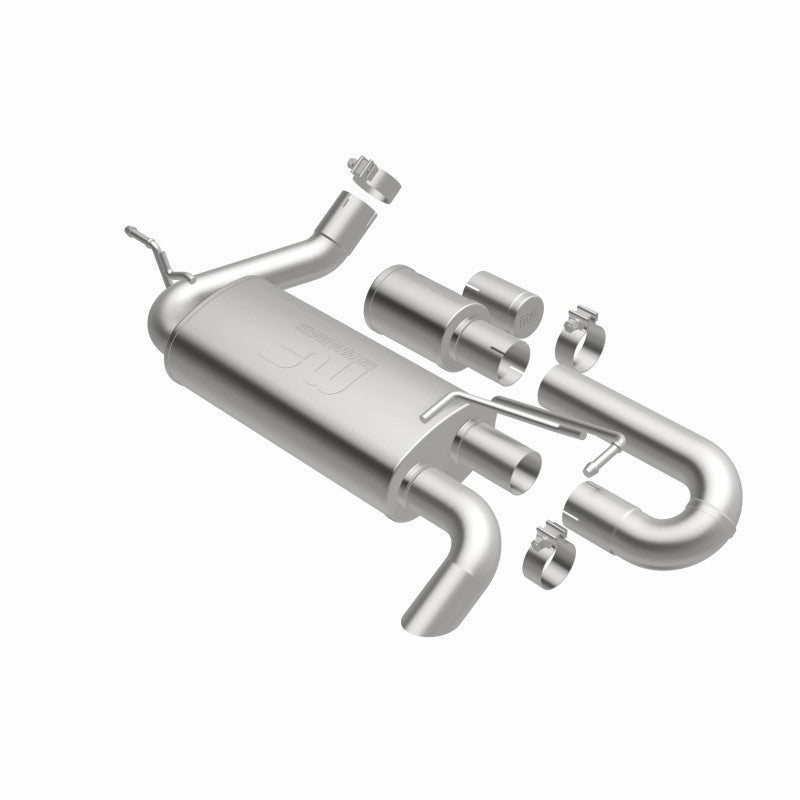 MagnaFlow 07-18 Jeep Wrangler JK Overland Series Axle-Back Exhaust System - DTX Performance