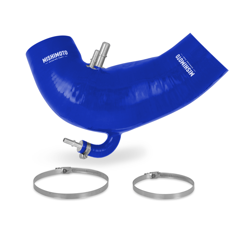 Mishimoto 15+ Ford Mustang GT Silicone Induction Hose - Blue - DTX Performance