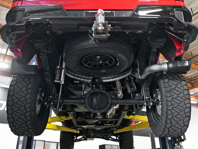 afe Apollo GT Series 2019 GM Silverado/Sierra 1500 4.3L/5.3L 409 SS CatBack Exhaust System w/Blk Tip - DTX Performance