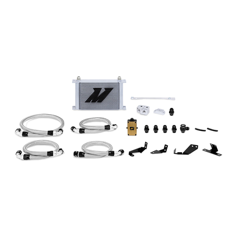 Mishimoto 04-06 Pontiac GTO 5.7L/6.0L Thermostatic Oil Cooler Kit - Silver - DTX Performance