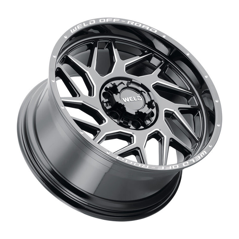 Weld Off-Road W117 20X10 Fulcrum 5X127 5X139.7 ET13 BS6.00 Gloss Black MIL 87.1 - DTX Performance