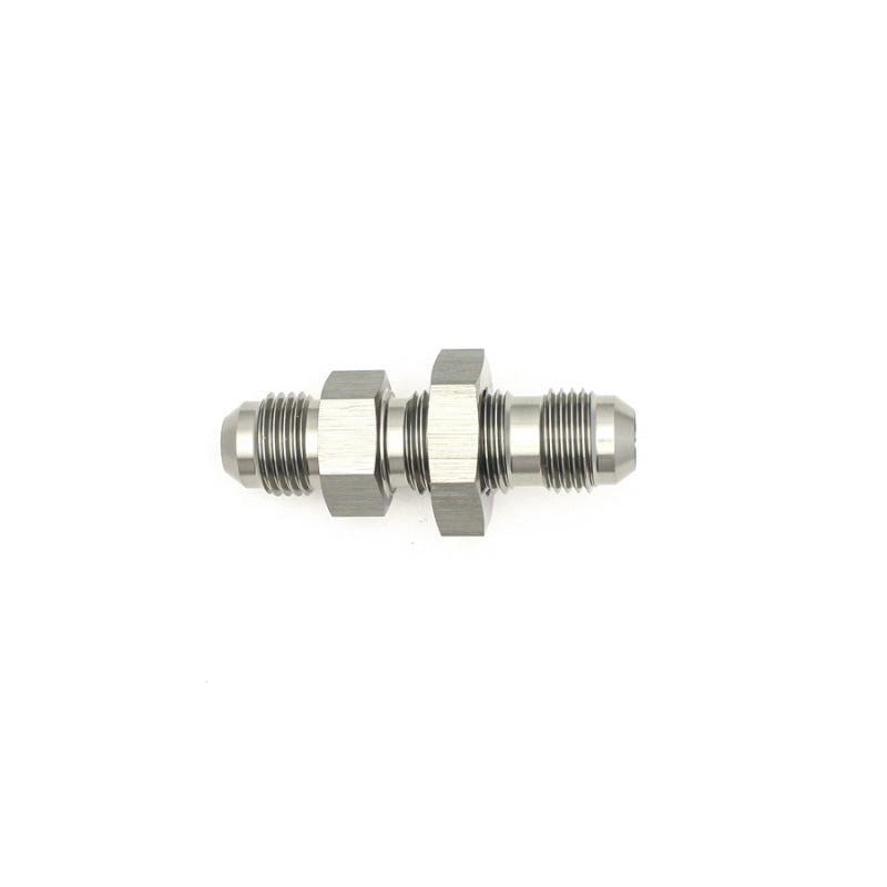 DeatschWerks 6AN Male Flare To 6AN Male Flare Bulkhead Adapter (Incl. Nut) - DTX Performance