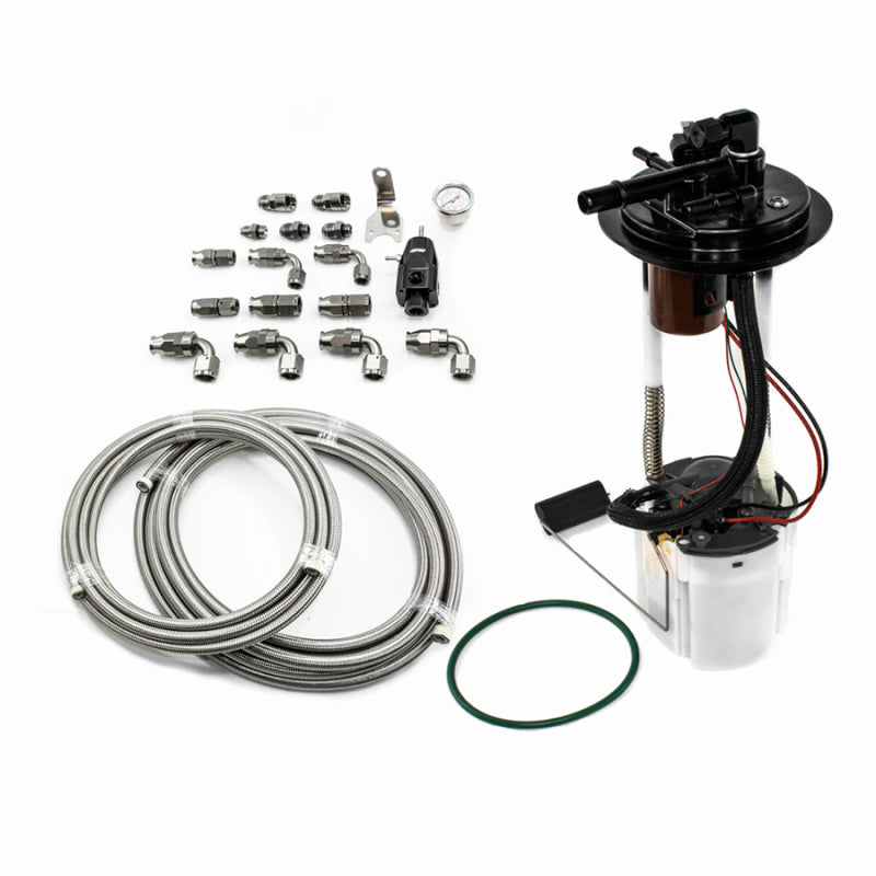 DeatschWerks 05-09 GM Truck DW400 Pump Module w/PTFE fuel lines - DTX Performance