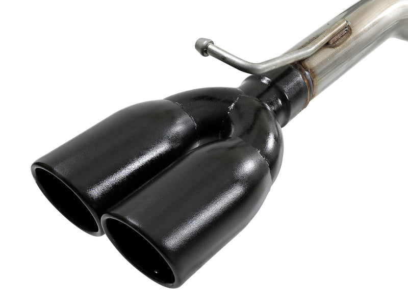 aFe MACH Force-Xp 2-1/2in 304 SS Cat-Back Exhaust 15-21 Dodge Challenger V6-3.6L - Quad Black Tip - DTX Performance