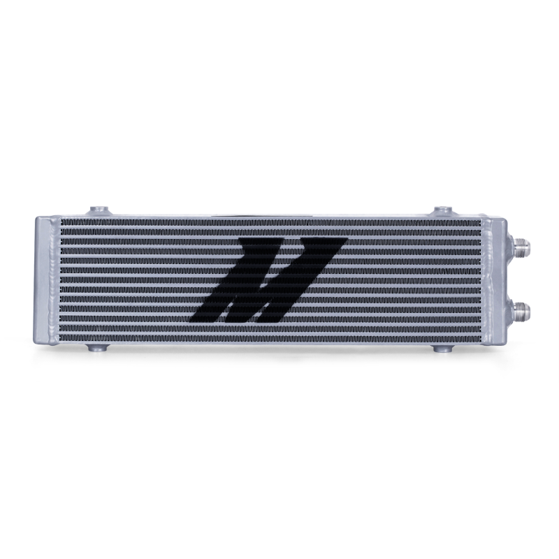 Mishimoto Universal Large Bar and Plate Dual Pass Silver Oil Cooler - DTX Performance