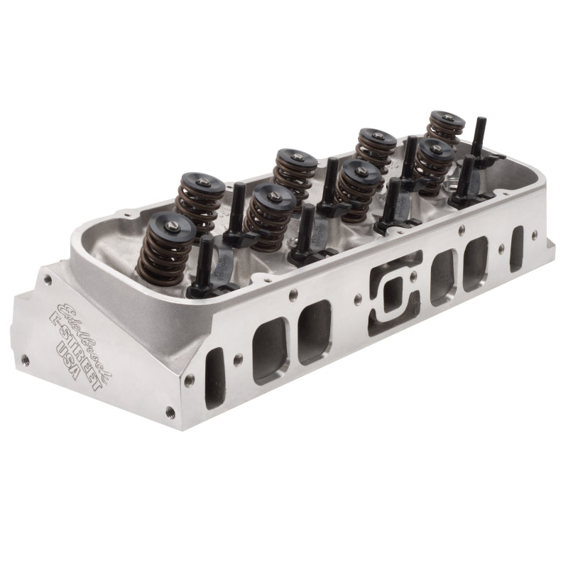 Edelbrock Cyl Head E-Street BB Chevy Oval Port Complete Single - DTX Performance