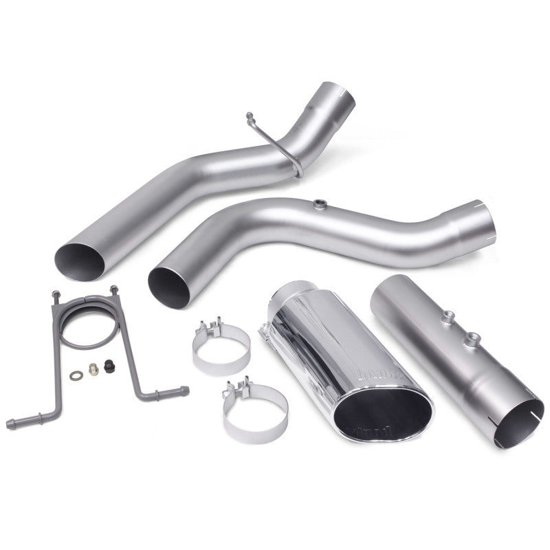 Banks Power 17+ GM Duramax L5P 2500/3500 Monster Exhaust System - SS Single Exhaust w/ Chrome Tip - DTX Performance