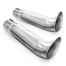 Load image into Gallery viewer, Stainless Works Elf Ear Exhaust Tips 2in Body 2in ID Inlet - DTX Performance