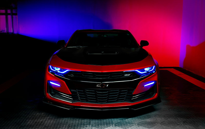 Oracle 19-21 Chevy Camaro SS/RS RGBW+A Headlight DRL Upgrade Kit - ColorSHIFT w/ BC1 Controller - DTX Performance