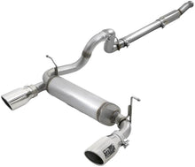 Load image into Gallery viewer, aFe Rebel Series 409 Stainless Steel Cat-Back Exhaust 18-21 Jeep Wrangler JL 2.0L (t) - Polished Tip - DTX Performance