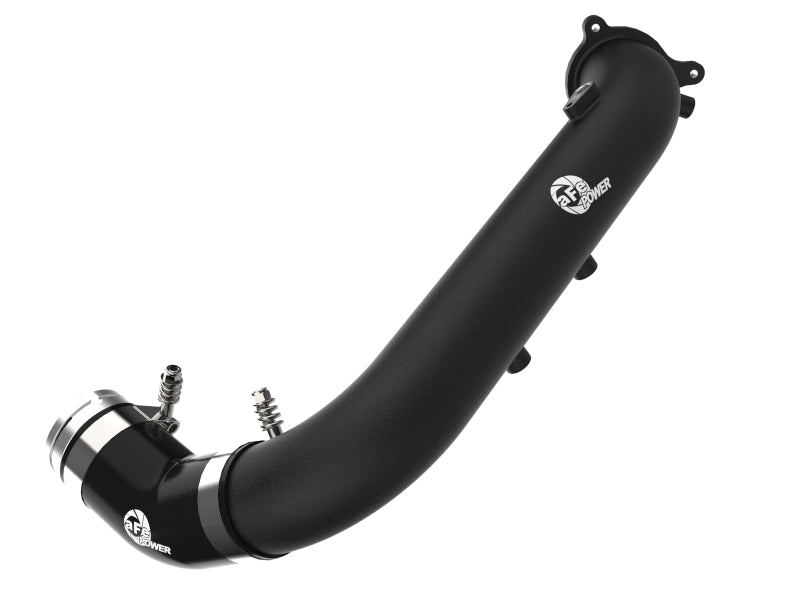 aFe BladeRunner Black 2-3/4in Aluminum Charge Pipe 2021 Toyota Supra GR (A90) I4-2.0L (t) B48 - DTX Performance