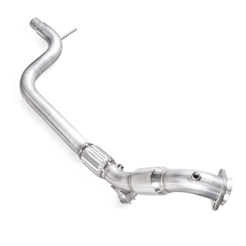 Stainless Works 2015-16 Mustang Downpipe 3in High-Flow Cats Factory Connection - DTX Performance