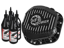 Load image into Gallery viewer, aFe Pro Series Rear Diff Cover Kit Black w/ Gear Oil 86-16 Ford F-250/F-350 V8 7.3L/6.0L/6.4L/6.7L - DTX Performance