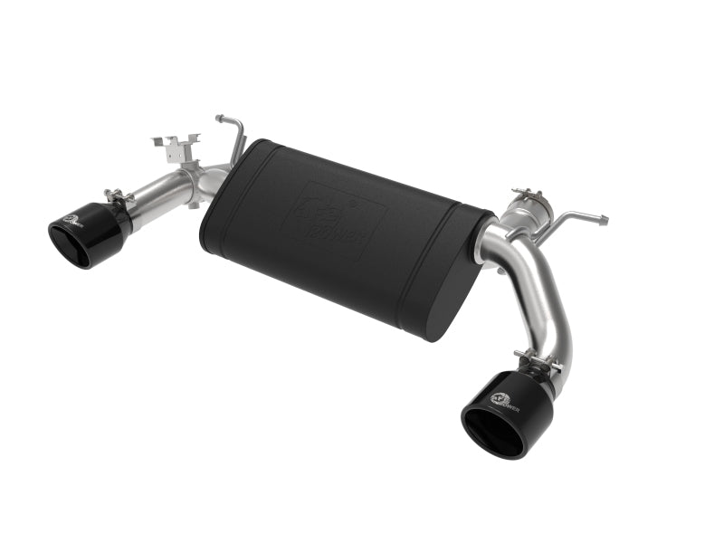 aFe MACHForce XP 3in to 2.5in 304 SS Axle-Back Exhaust w/ Black Tips 14-16 BMW M235i - DTX Performance